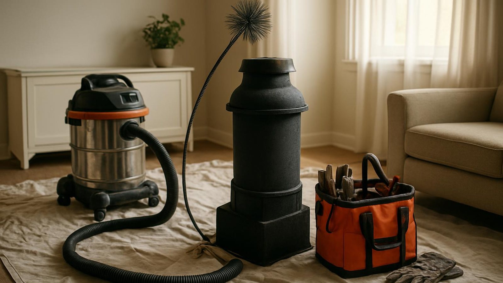 Local chimney sweep & inspection for Amelia homes